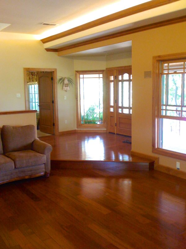 Cherry Floor Installation in Cedar Creek, TX