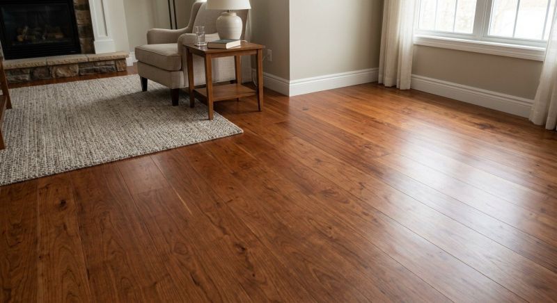 Cherry Floor Installation in Dime Box, TX