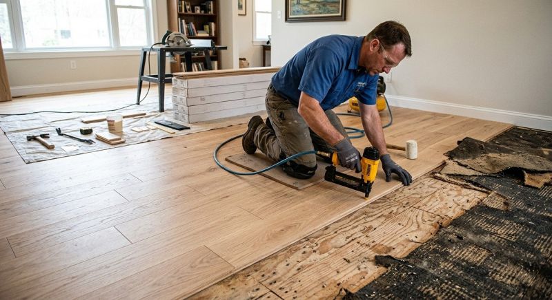 Finished Floor Installation in Bastrop, TX