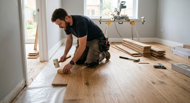 Wood Floor Service detail
