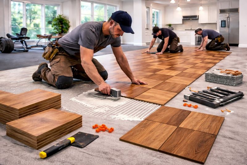 Hardwood Floor Installation in Bastrop County, TX