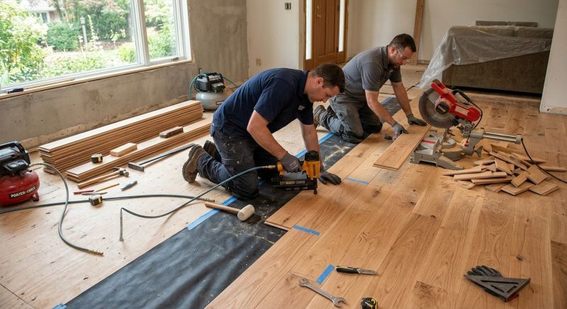 Hardwood Floor Installation in Elgin, TX