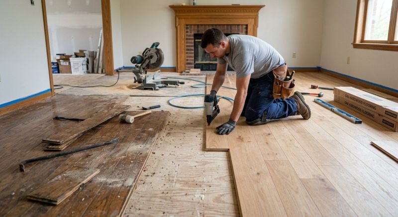 Hardwood Replacement in Cedar Creek, TX