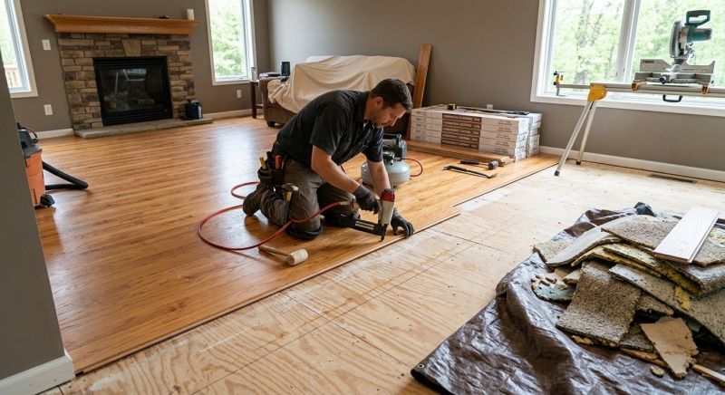 Hardwood Replacement in Cedar Creek, TX