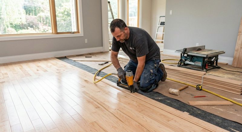 Maple Flooring Installation in Elgin, TX