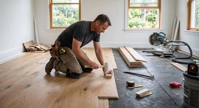 Plank Floor Installation in Bastrop, TX