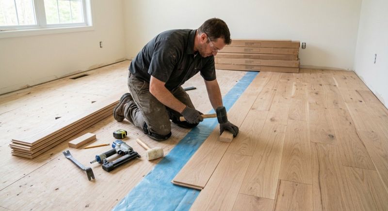 Wood Floor Replacement in Cedar Creek, TX
