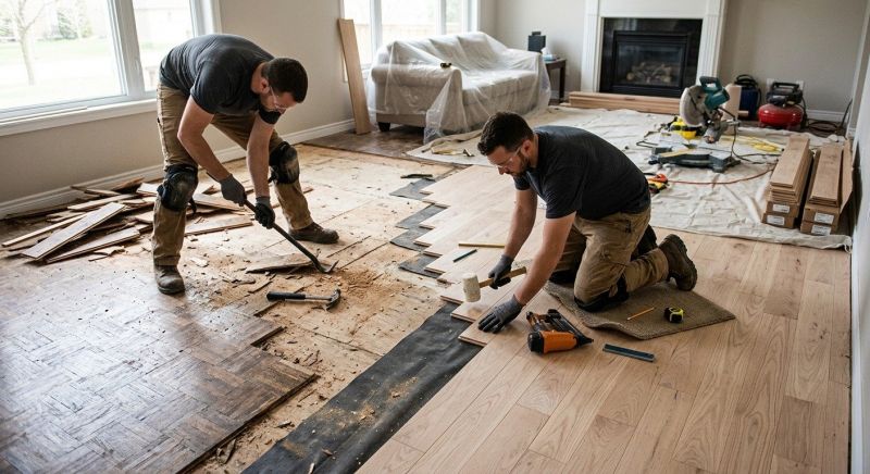Wood Floor Replacement in Elgin, TX