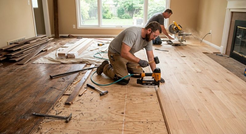 Wood Floor Replacement in Elgin, TX
