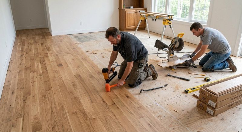 Wood Floor Replacement in Manor, TX