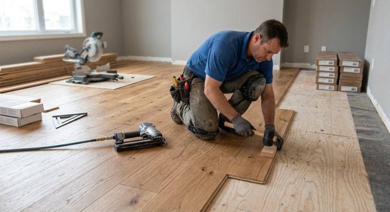 Wood Flooring Installation in Dime Box, TX